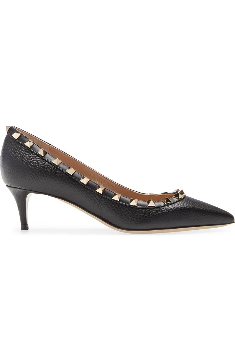 Valentino Garavani Rockstud Kitten Heel Pump, Alternate, color,