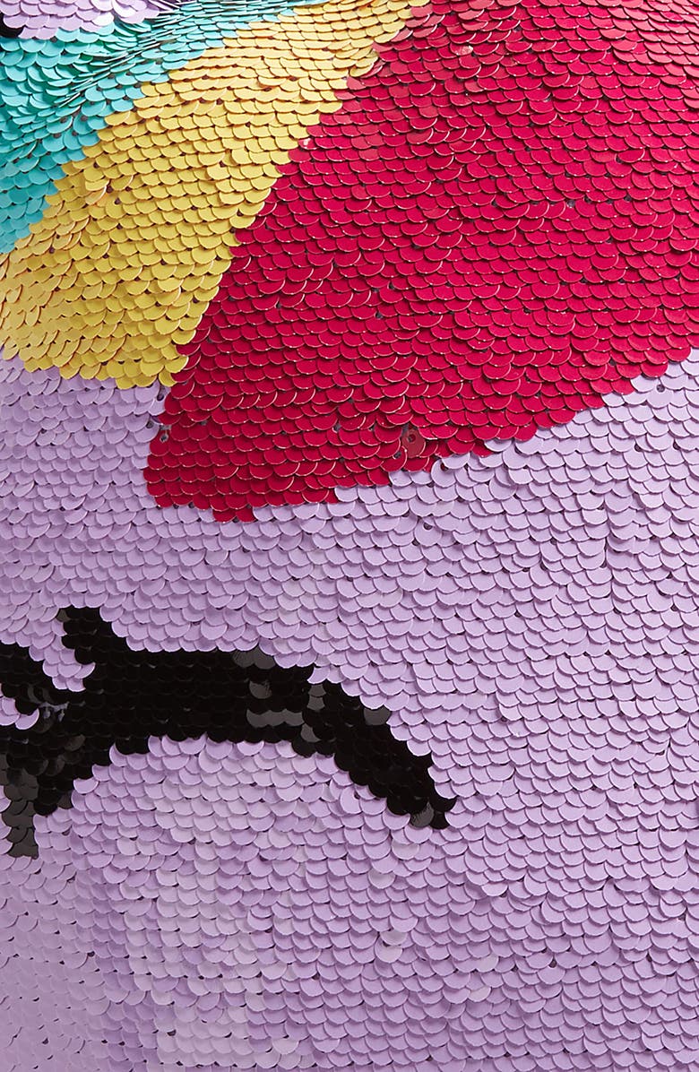 Iscream Unicorn Reversible Sequin Pillow, Alternate, color,