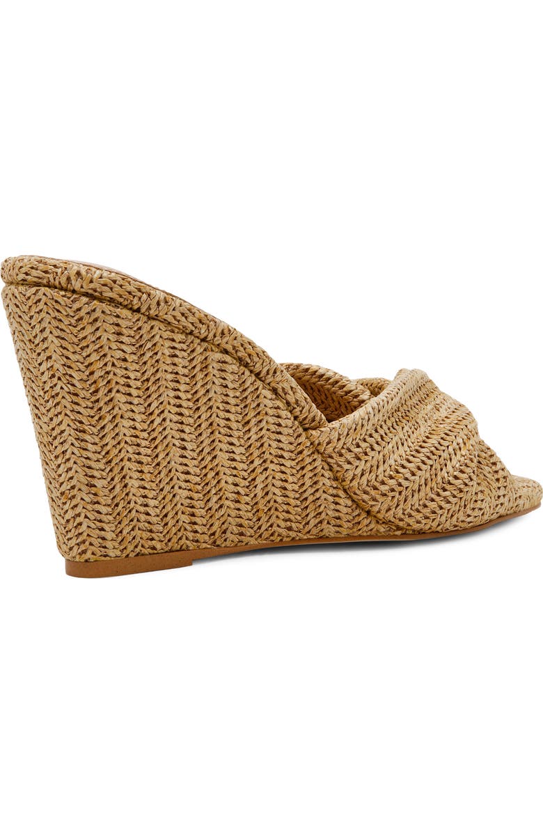 Steve Madden Laelia Wedge Slide Sandal, Alternate, color, Natural Raffia