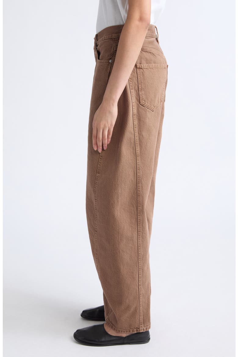 Callum Barrel Leg Jeans, Alternate, color, BRONZE
