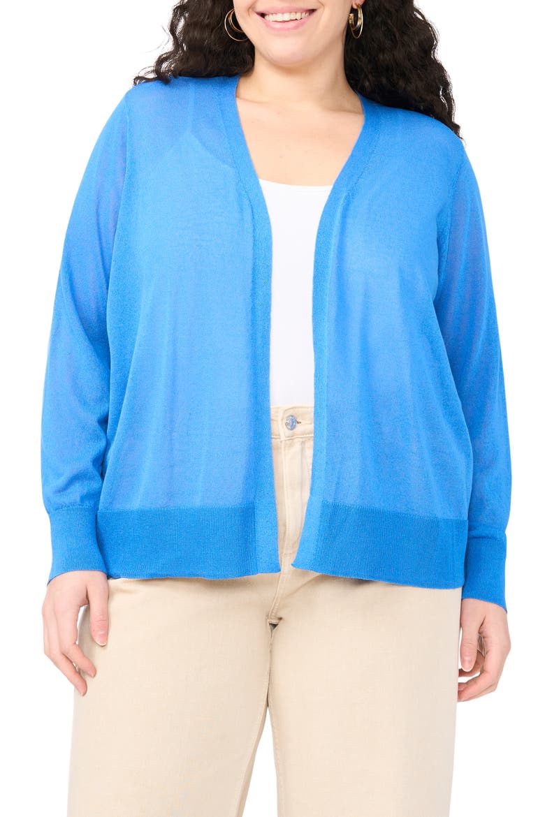 Tissue Knit Cardigan, Main, color, COOL VISTA BLUE