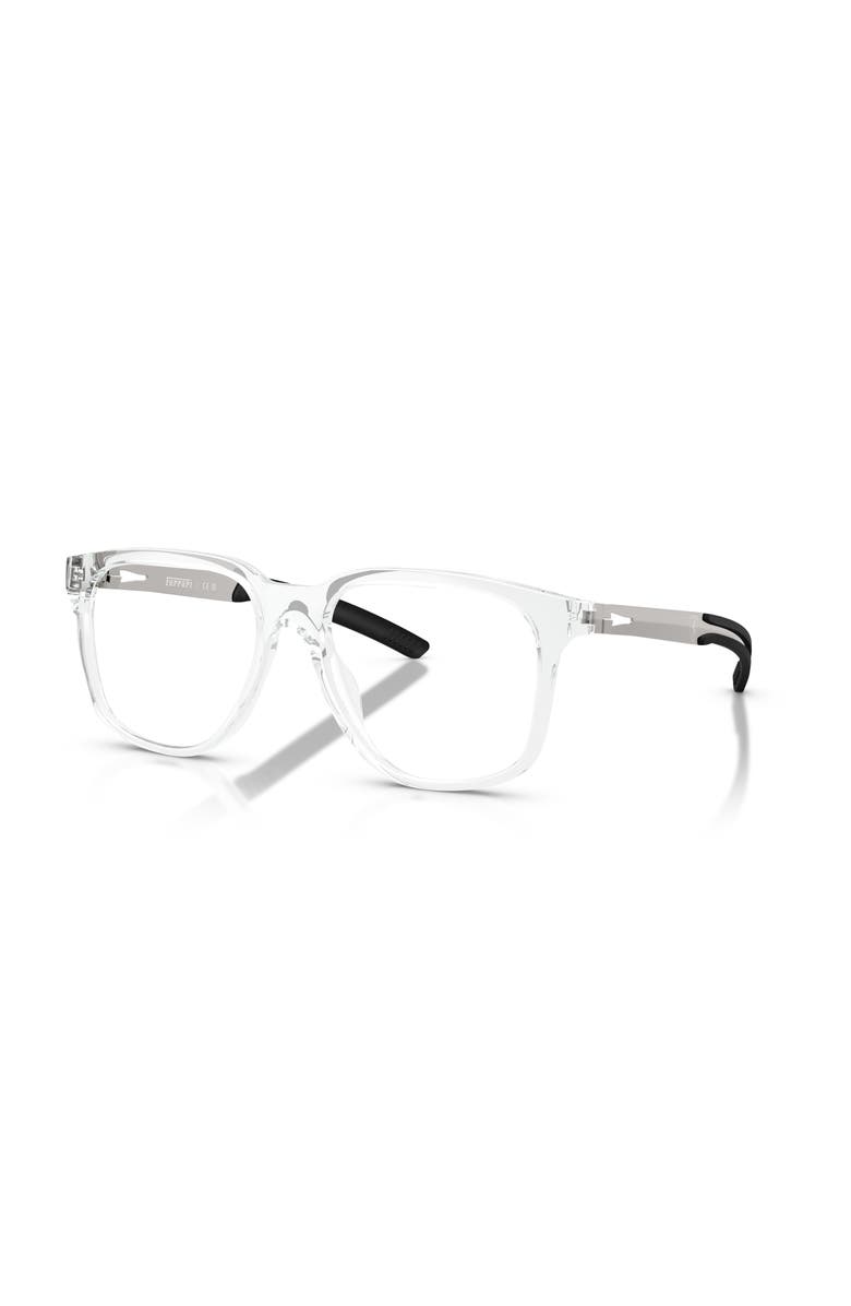 Scuderia Ferrari 53mm Rectangle optical glasses, Main, color, White