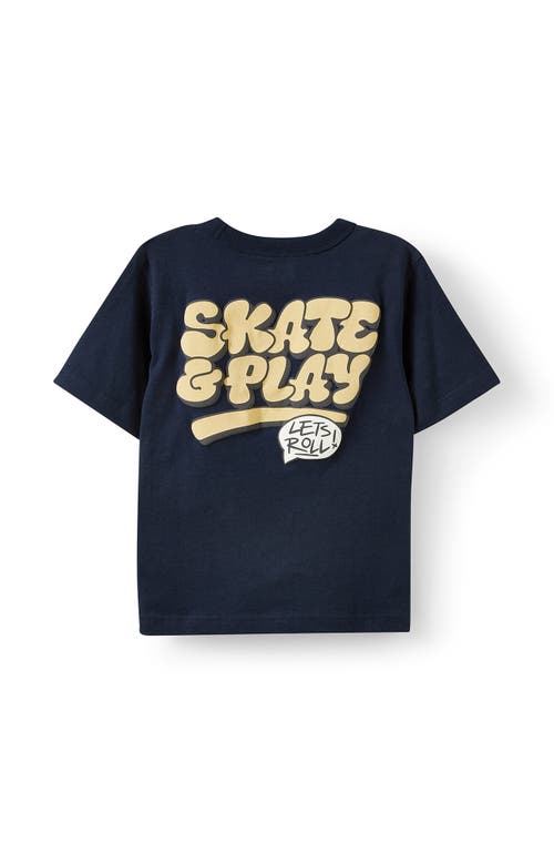 Cotton On Kids Kid's Jonny Short Sleeve Graphic Print Tee In Blue