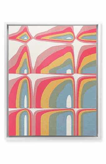 'Whimsical Rainbows' by Emanuela Carratoni Framed Wall Art