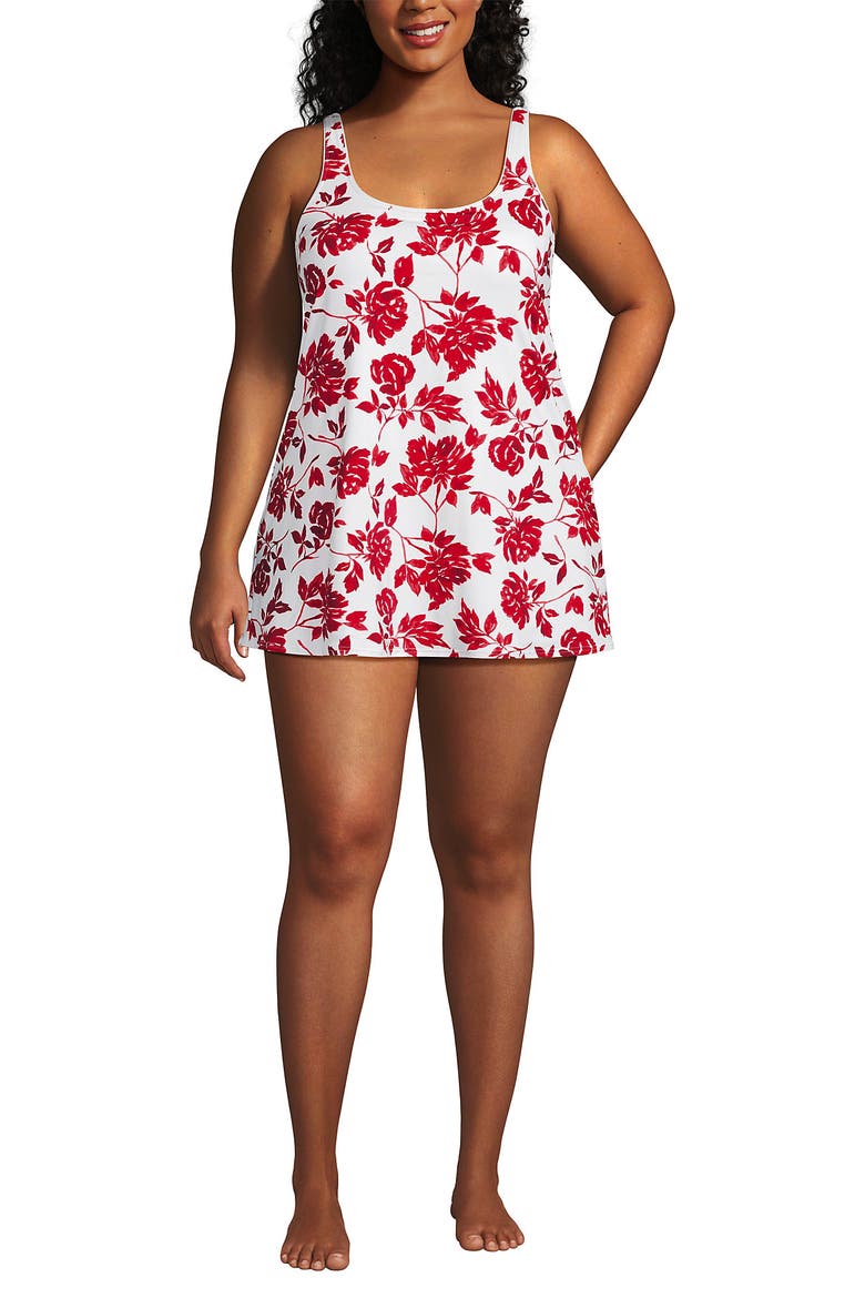 plus size white swim dress Sexy Lace-Up Off The Shoulder Swimwear Removable Straps-White Style it with a sheer sarong tied at the waist and a pair of strappy sandals when heading from the pool to a beachside bar 2025 Maxine of Hollywood Plus