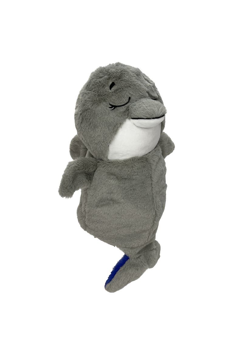 Upside Down Inside Out Shark To Dolphin 2 In 1 Animal Plush, Alternate, color, Multicolored