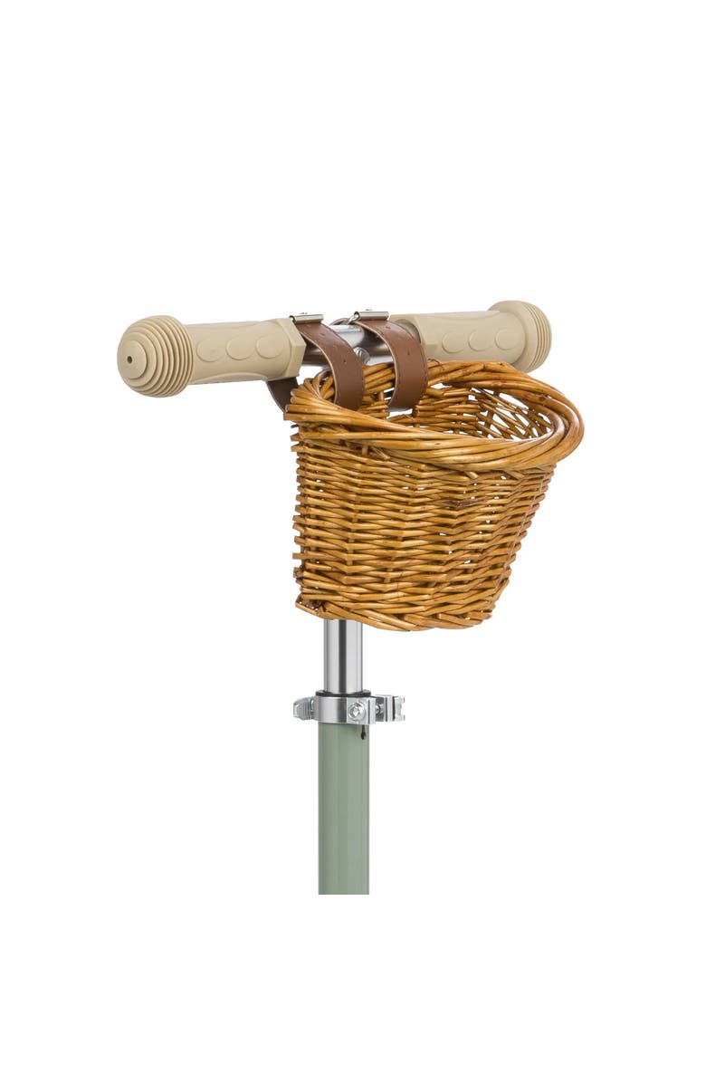 Banwood Kids Scooter Front Basket, Alternate, color, Brown