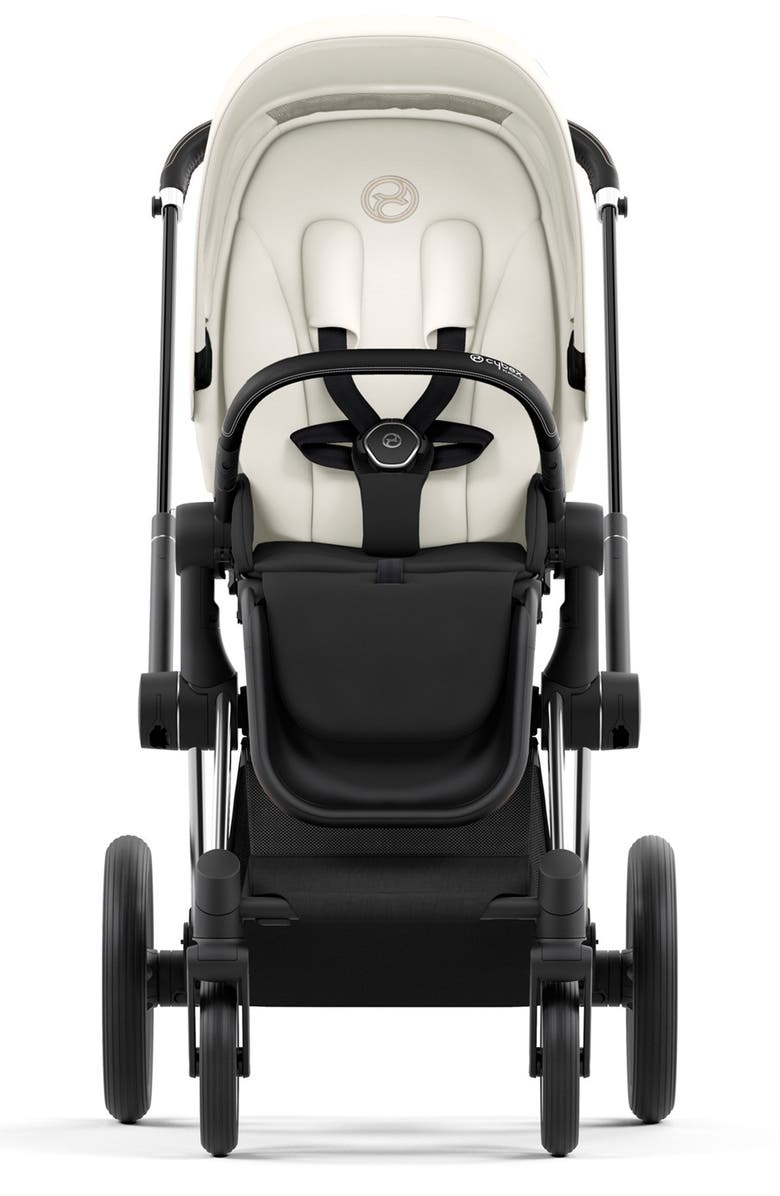 CYBEX Priam 4 Chrome Stroller, Alternate, color, Off White/ Black