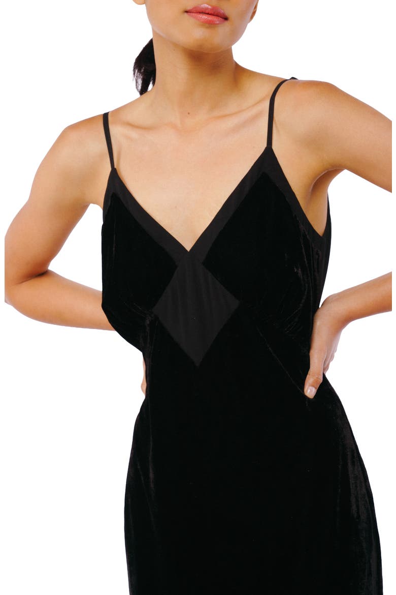 Divina V-neck Sheath Dress, Alternate, color, BLACK