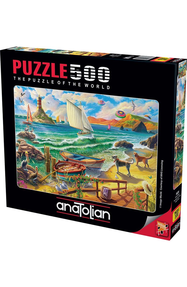 Anatolian The Seashore View 500 piece Jigsaw Puzzle for Adults, Alternate, color, Multicolor