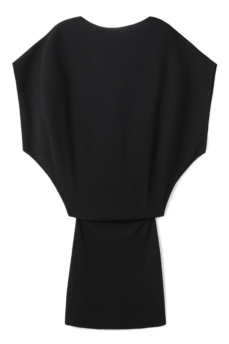 Jersey Body-Con Minidress, Main, color, BLACK