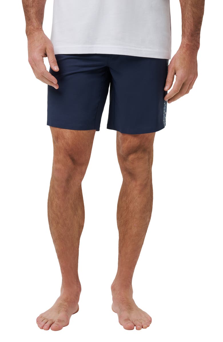 TravisMathew Liberty Lights Swim Trunks, Main, color, Total Eclipse