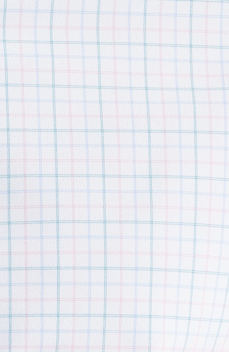 Mizzen+Main Leeward Trim Fit Check Button-Up Shirt, Alternate, color, White Cameron Plaid