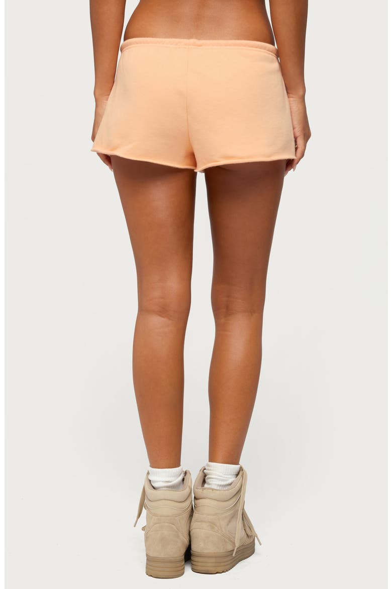 Cataleya Drawstring Microshorts, Alternate, color, ORANGE