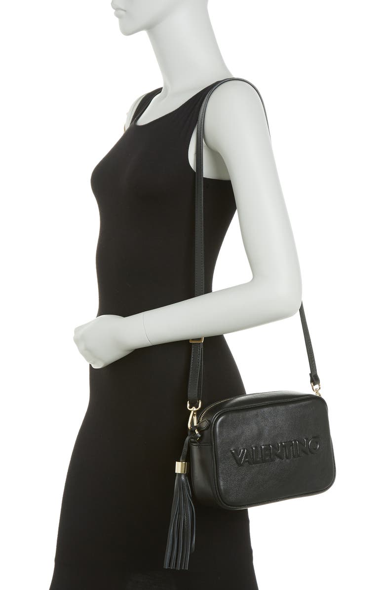 VALENTINO BY MARIO VALENTINO Mia Sauvage Embossed Leather Crossbody Bag, Alternate, color,