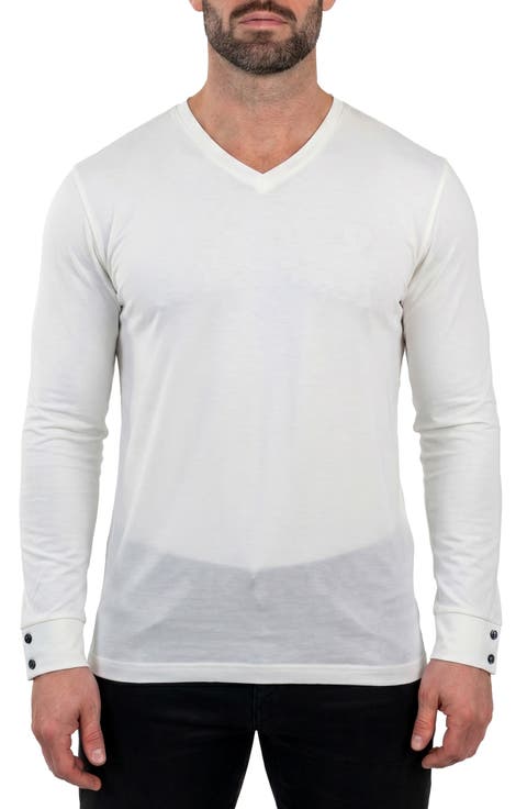 Rissa V-Neck Long Sleeve T-Shirt