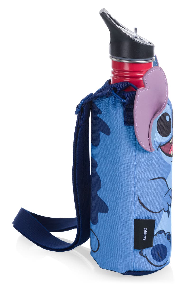 Picnic Time x Disney<sup>®</sup> Lilo & Stitch Stainless Steel Water Bottle & Cooler Sling, Alternate, color, Blue