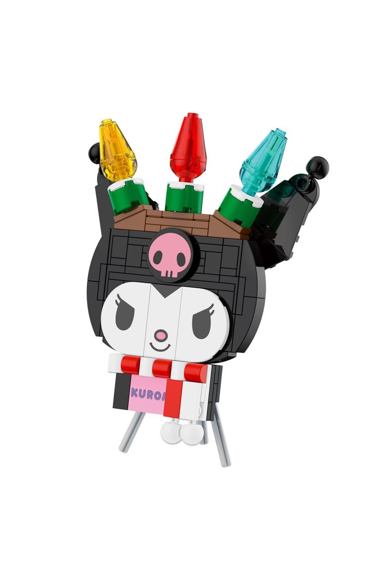 Hello Kitty Kuromi Decoration Building Set, Alternate, color, Pink