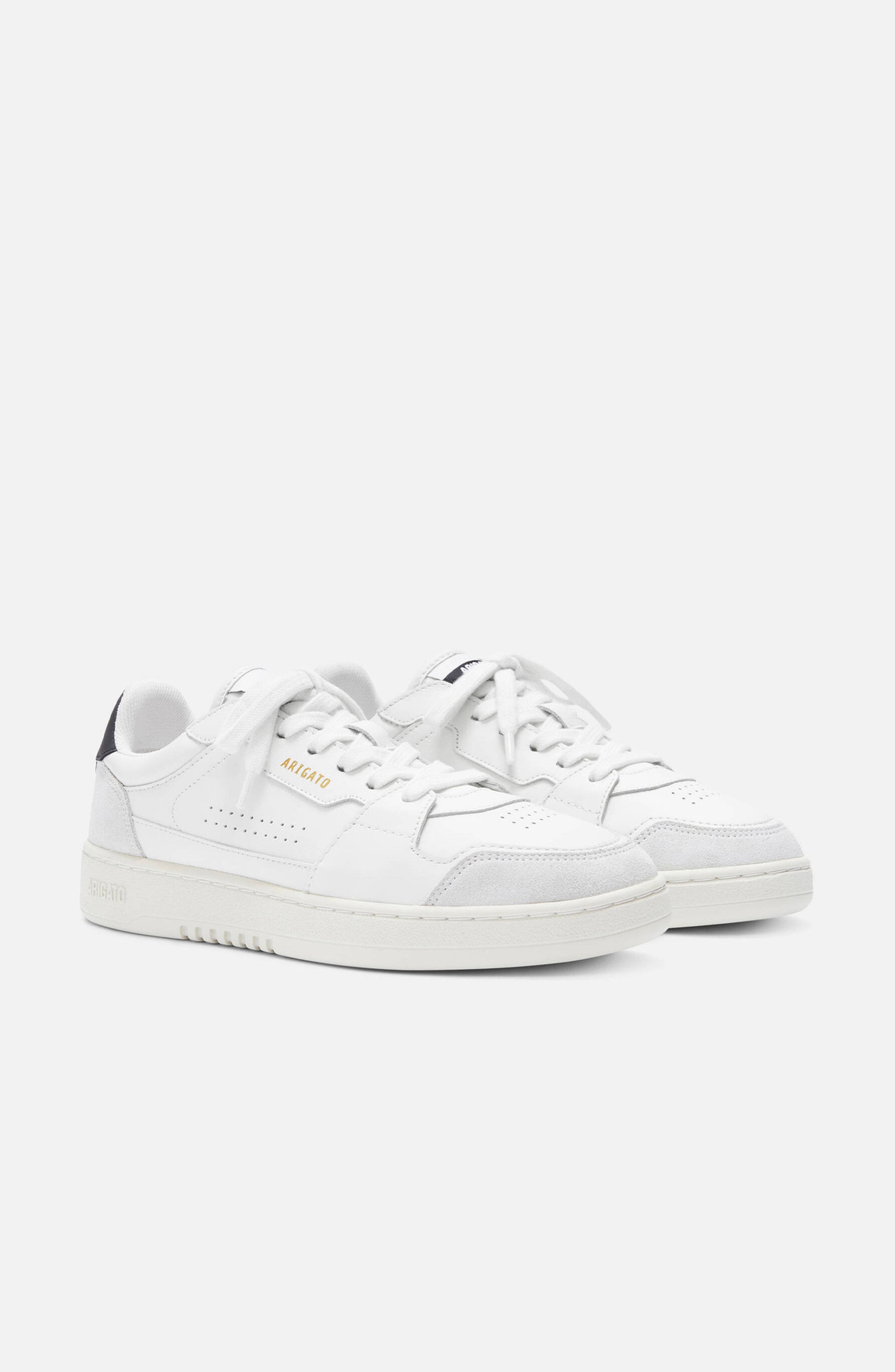 Dice Lo Leather Sneaker - Men's, Alternate, color, White/Black