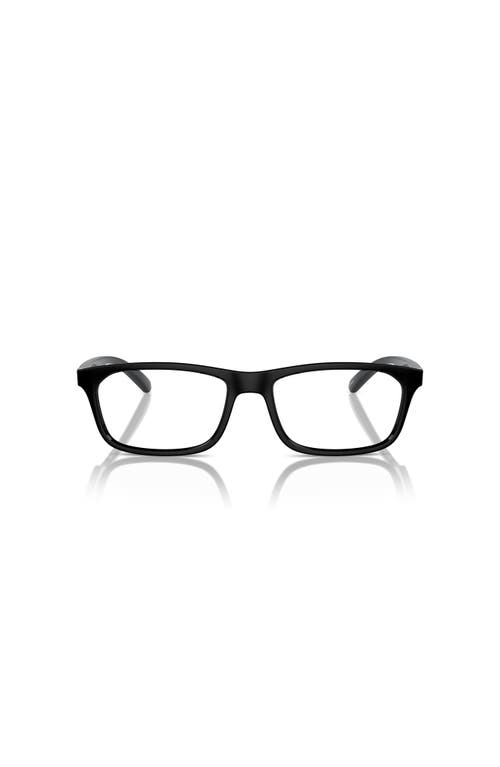 Arnette 54mm Rectangle Optical Glasses In Black