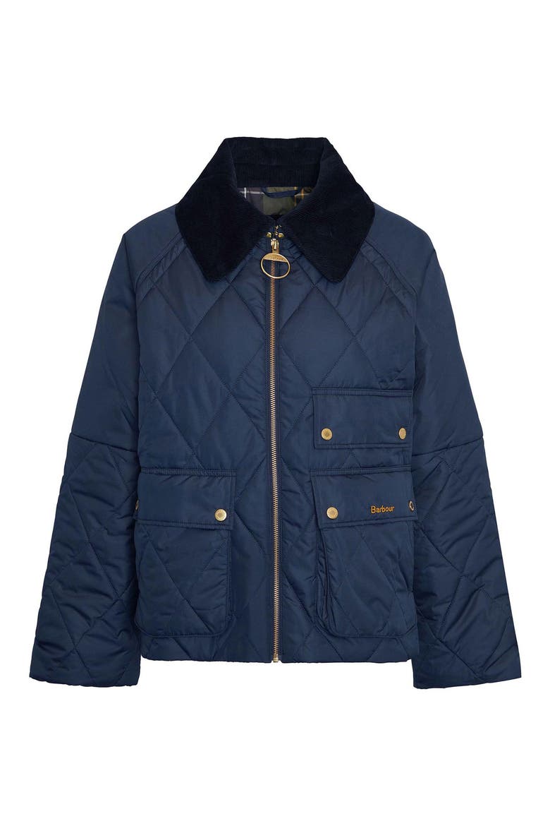 Milby Colorblock Quilted Jacket, Alternate, color, NAVY/CLASSIC