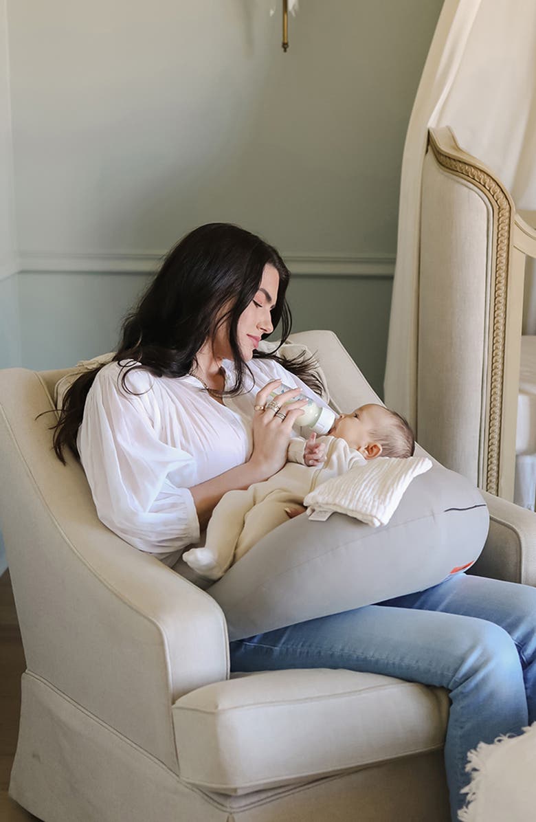 Snuggle Me Feeding & Support Pillow, Alternate, color, Stone