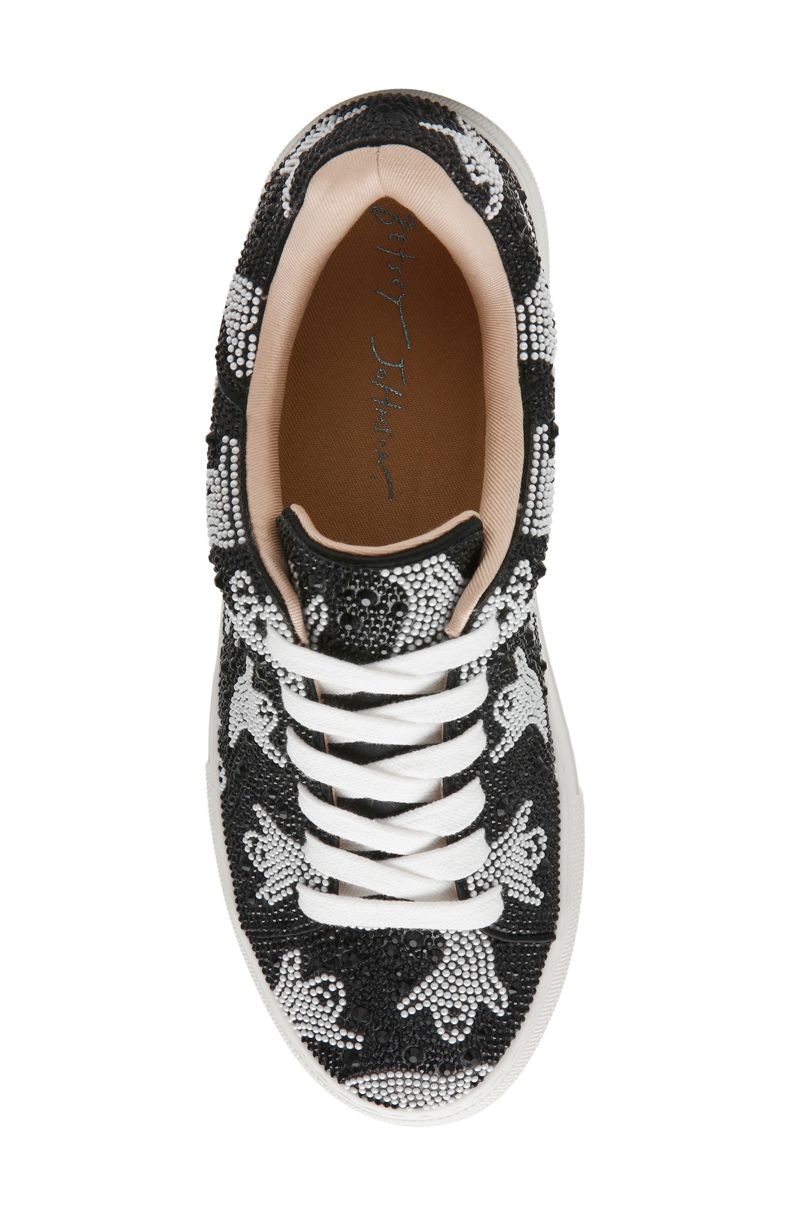 Betsey Johnson Zoe Platform Sneaker, Alternate, color, 