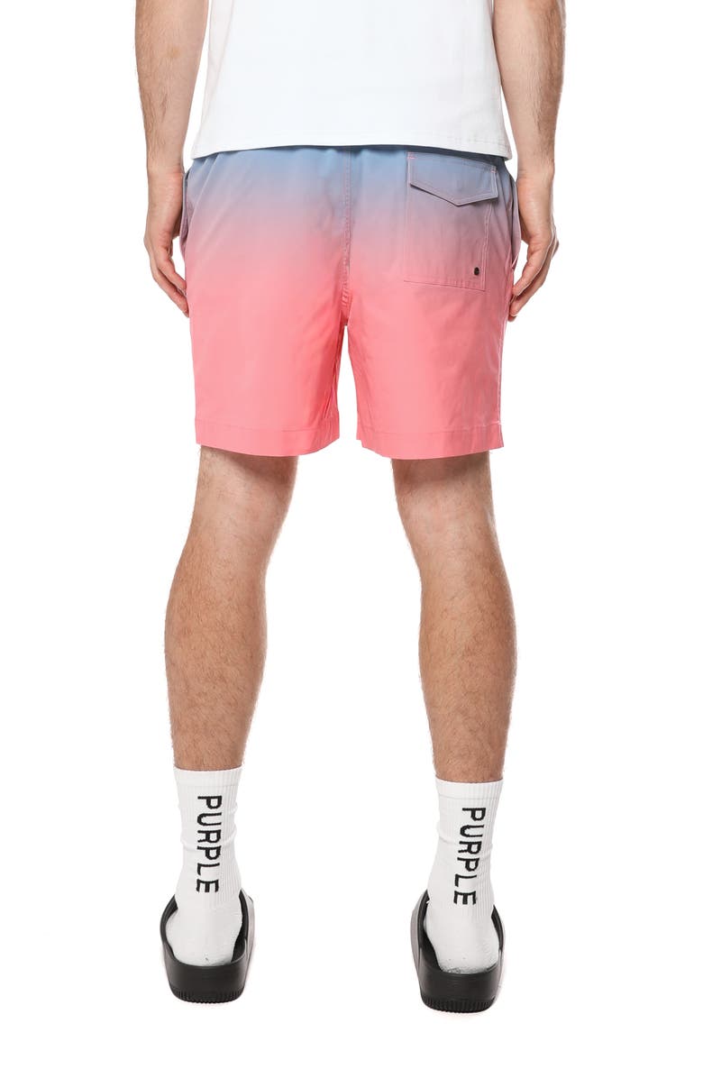 PURPLE BRAND All Around Water Repellent Shorts, Alternate, color, Pink