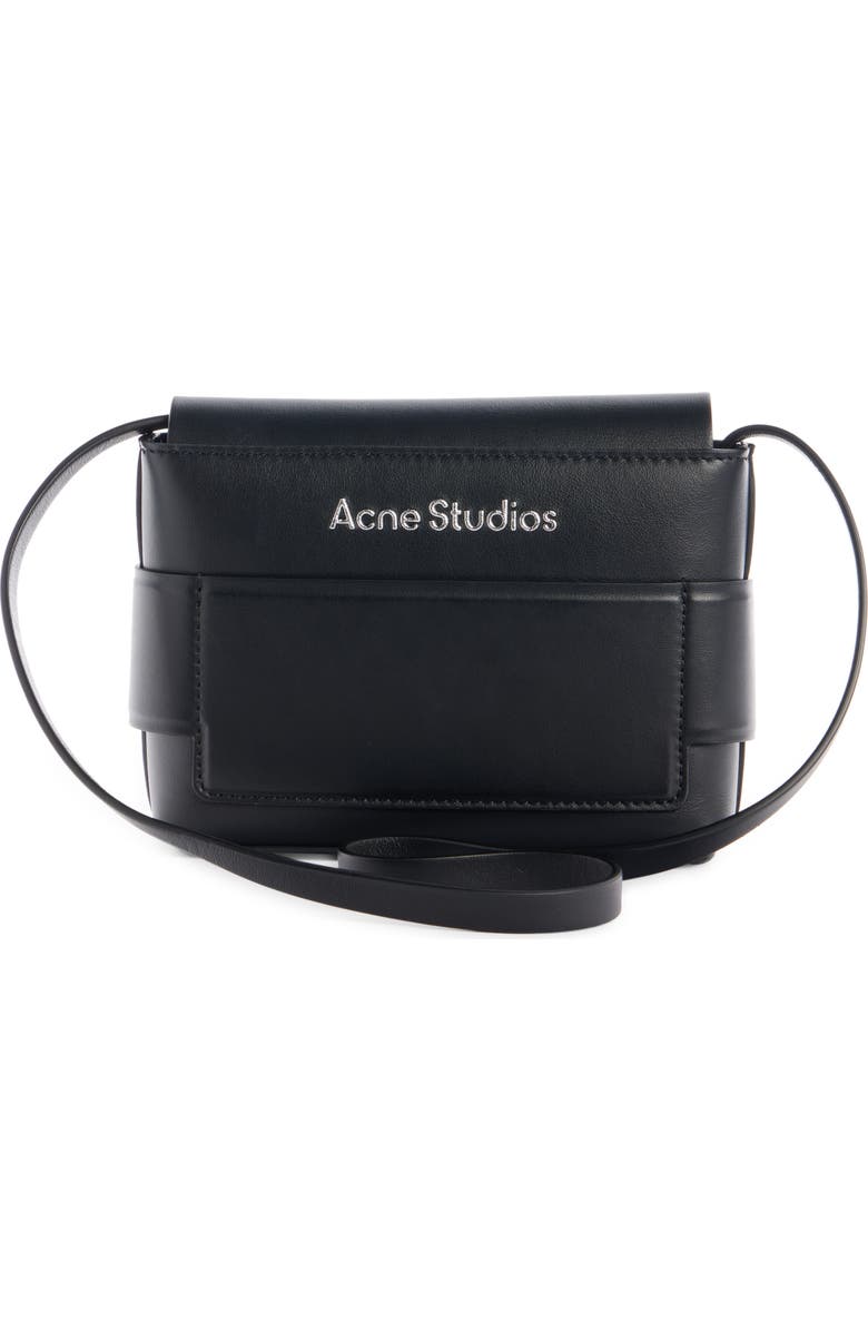Acne Studios Musubi Bow Detail Crossbody Bag, Alternate, color,