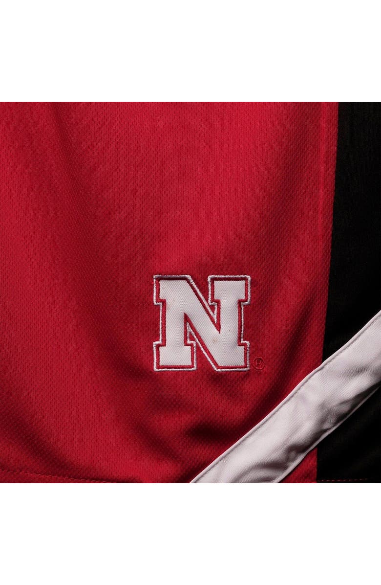 COLOSSEUM Men's Colosseum Scarlet/Black Nebraska Huskers Big & Tall Team Reversible Shorts, Alternate, color, 