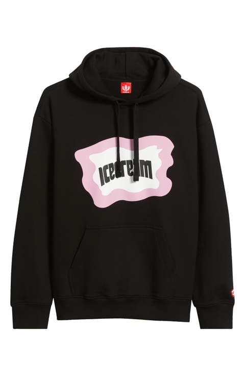 Flag Logo Cotton French Terry Graphic Hoodie