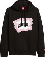 ICECREAM Flag Logo Cotton French Terry Graphic Hoodie