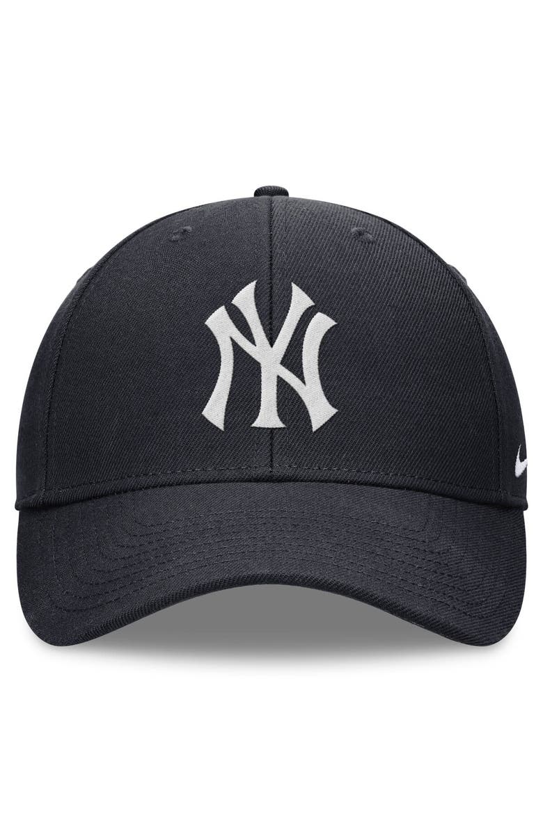 Nike Men's Nike Navy New York Yankees Evergreen Club Performance Adjustable Hat, Alternate, color, 