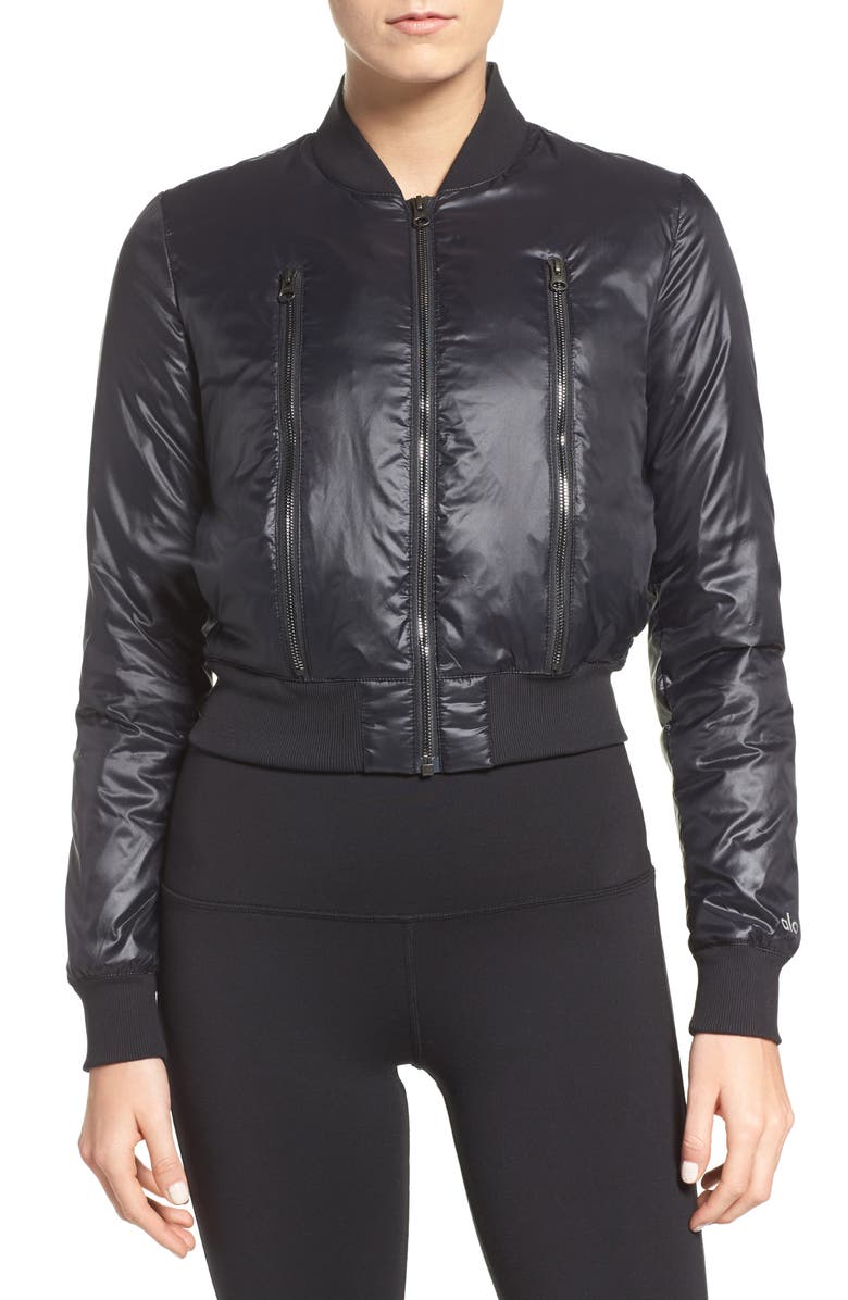 Alo Off-Duty Bomber Jacket, Main, color, 