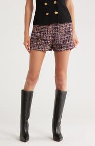 L'AGENCE Ashton Tweed Shorts