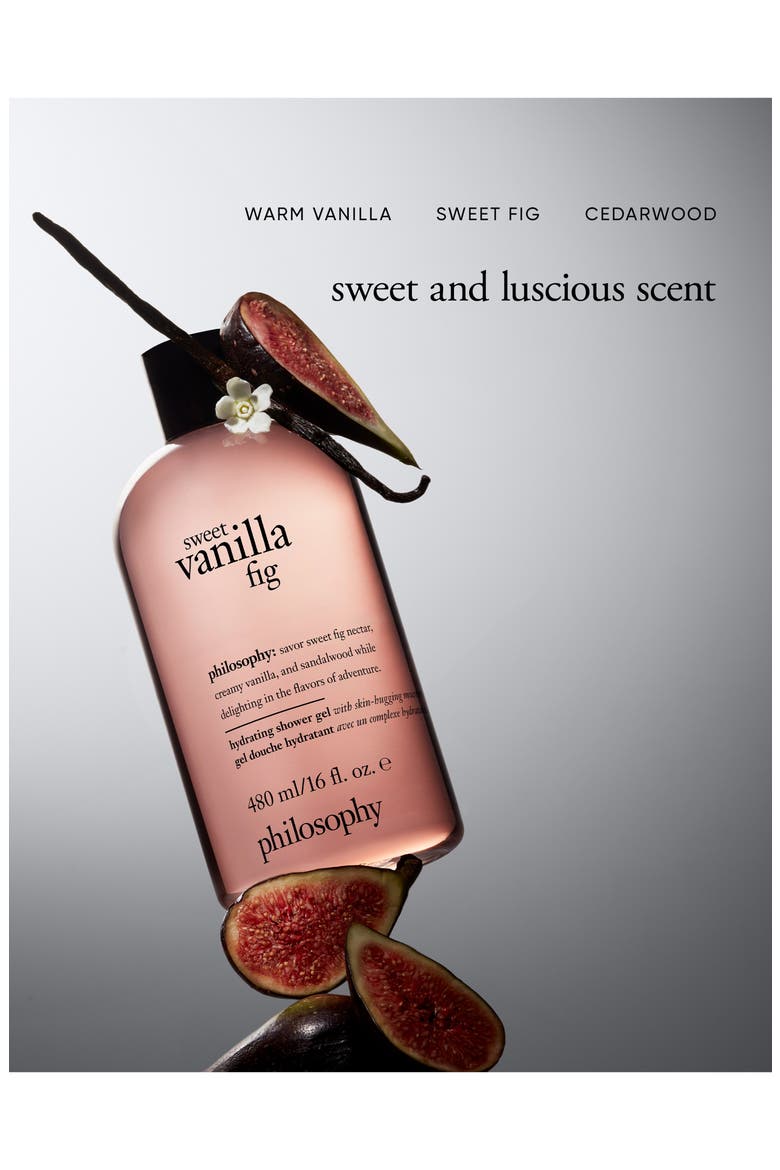 sweet vanilla fig hydrating shower gel, Alternate, color, SWEET VANILLA FIG
