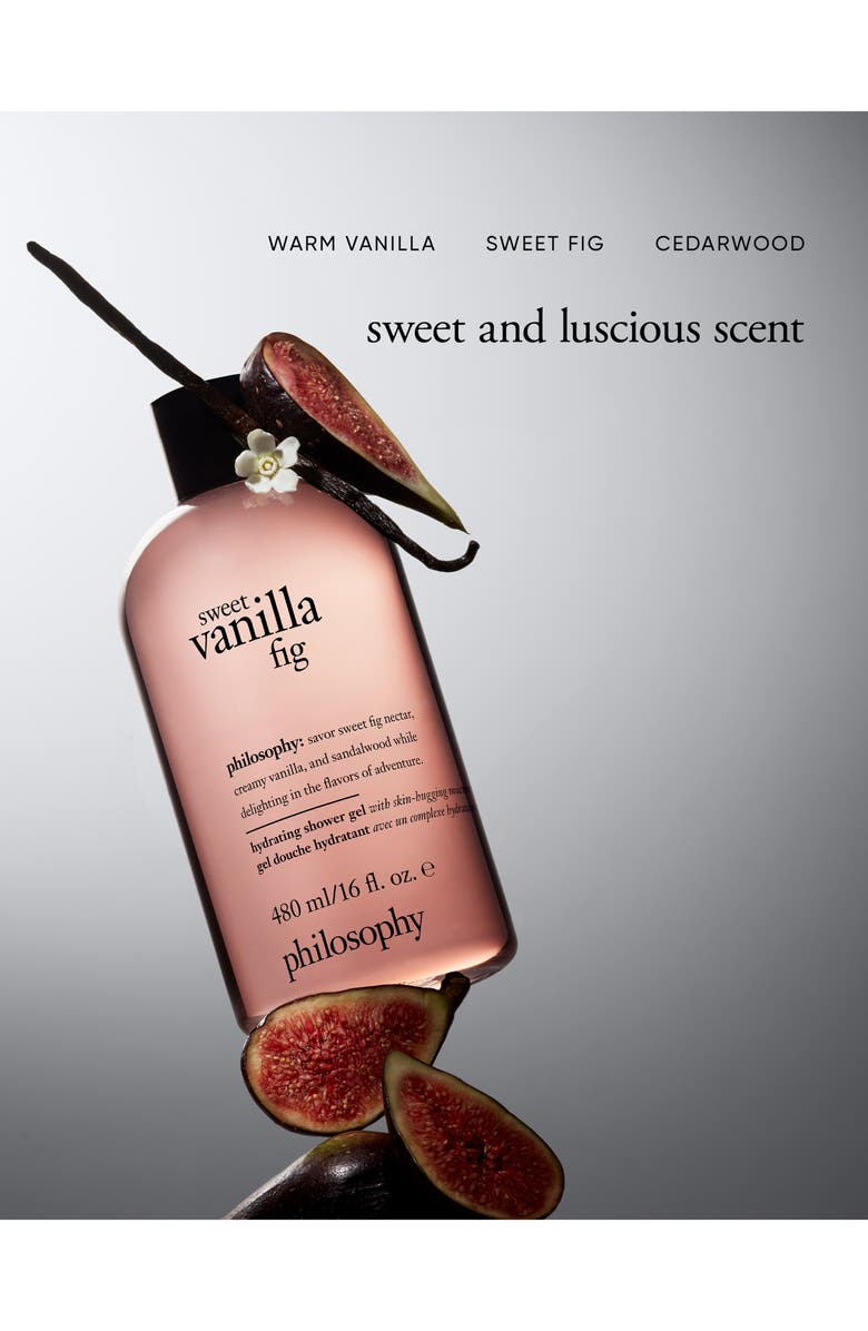 philosophy sweet vanilla fig hydrating shower gel, Alternate, color, Sweet Vanilla Fig