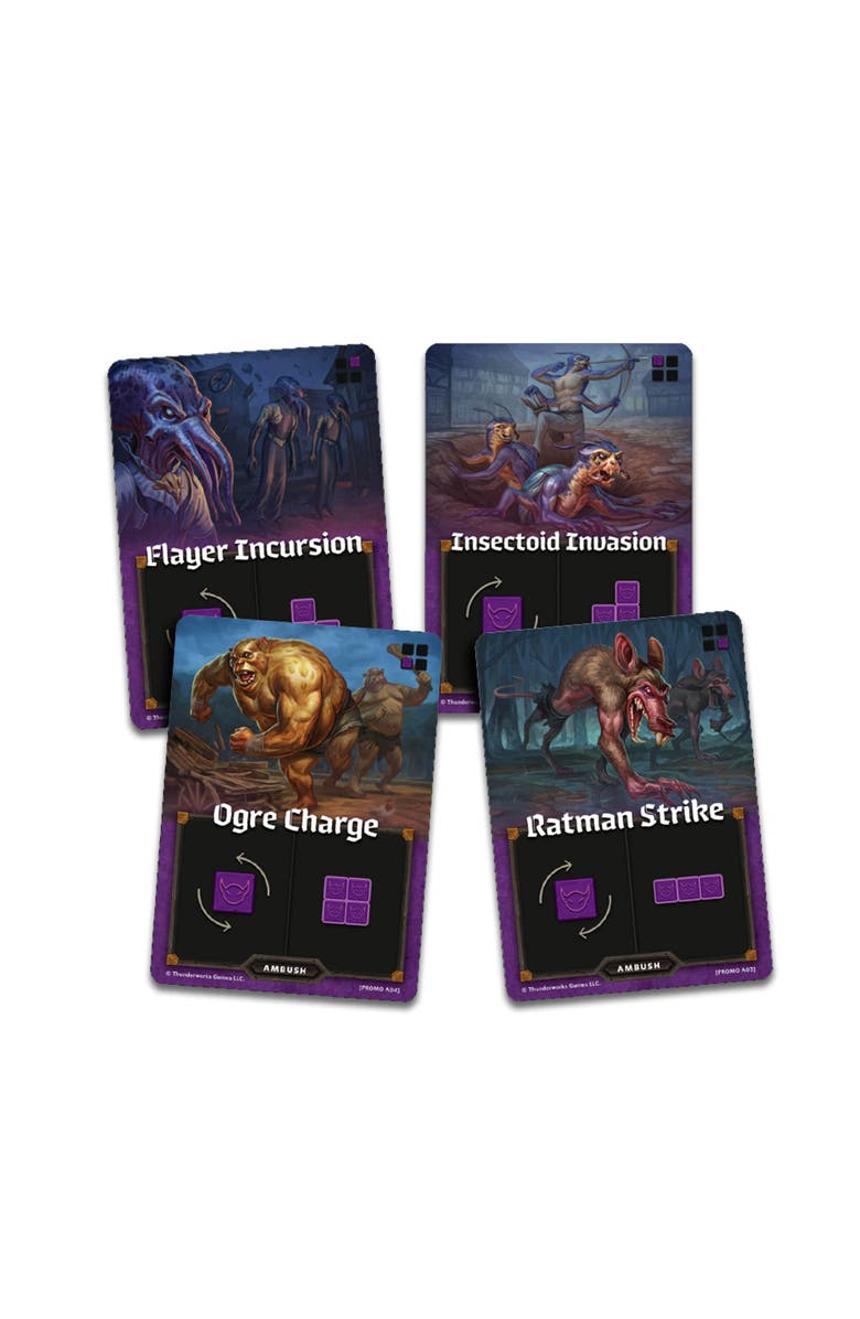 Thunderworks Games Cartographers Ambush Miniexpansion With 4 New Ambush Cards, Main, color, 
