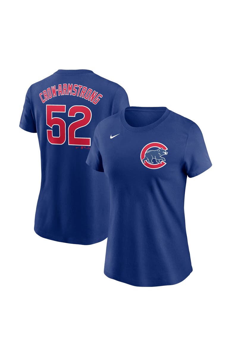 FANATICS Women's Fanatics Branded Pete Crow-Armstrong Royal Chicago Cubs Name & Number T-Shirt, Main, color, 