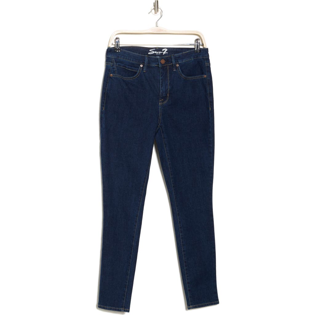 Seven7 Metro High Waist Skinny Jeans In Argon