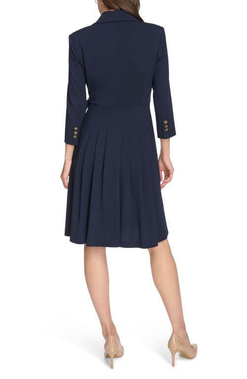 CALVIN KLEIN CALVIN KLEIN BUCKLE WRAP BLAZER DRESS