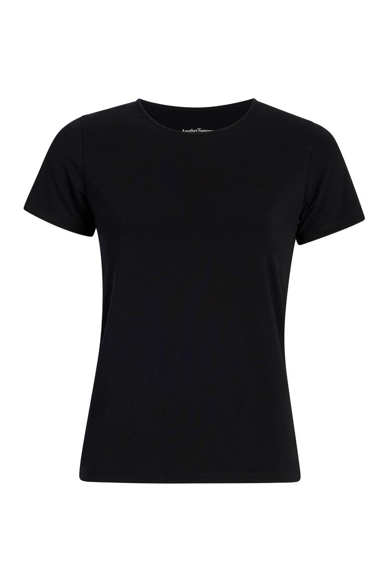 Fitted Tee | Black, Alternate, color, BLACK