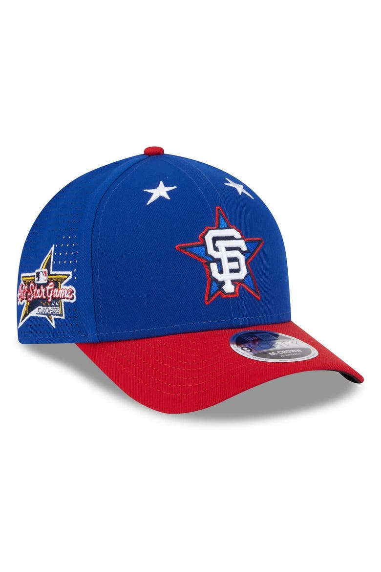 Men's New Era Blue/Red  San Francisco Giants 2025 MLB All-Star Game Workout 9FORTY M-Crown Adjustable Hat, Main, color, Blue