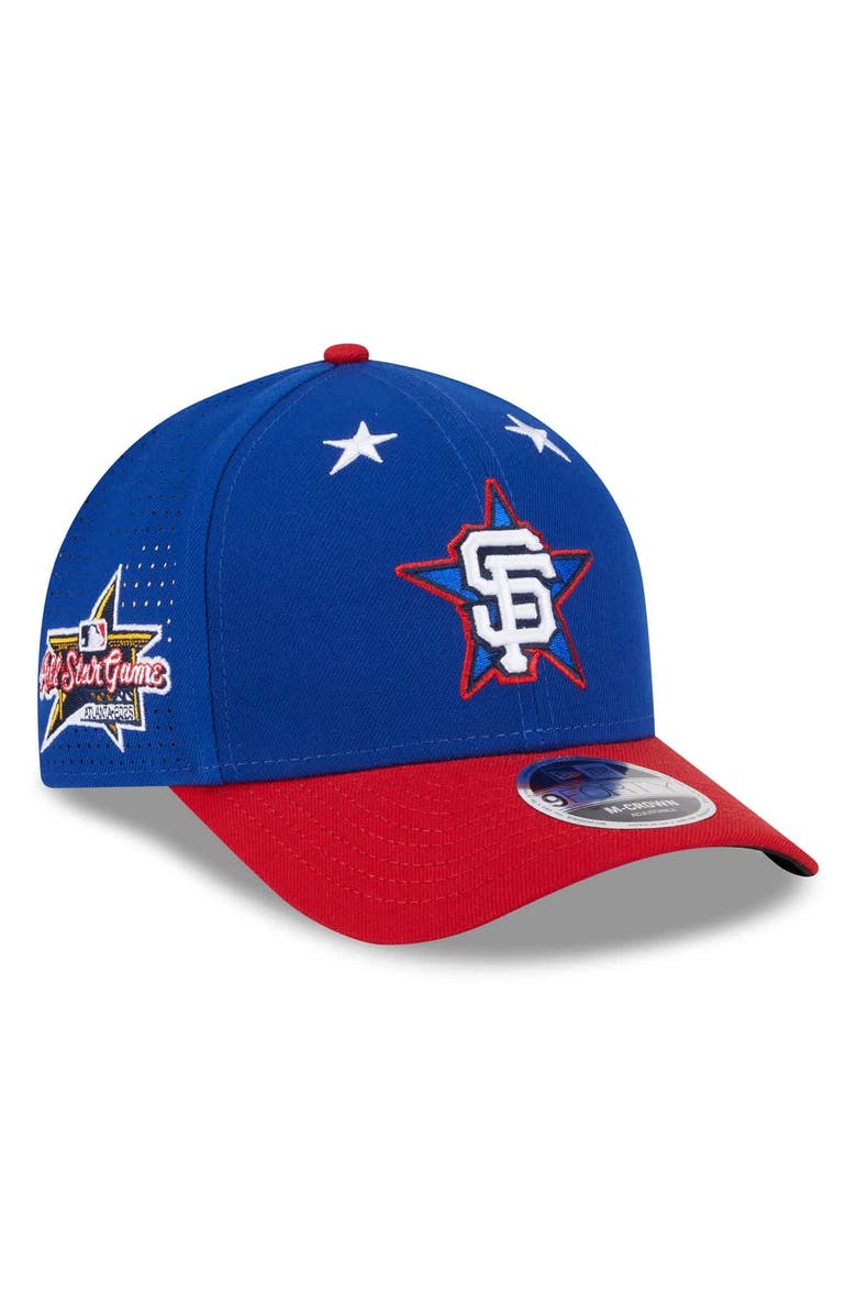 New Era Men's New Era Blue/Red San Francisco Giants 2025 MLB All-Star Game Workout 9FORTY M-Crown Adjustable Hat, Main, color, Blue
