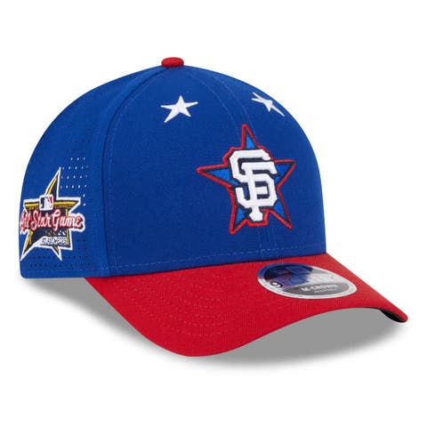 Men's New Era Blue/Red  San Francisco Giants 2025 MLB All-Star Game Workout 9FORTY M-Crown Adjustable Hat