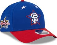 New Era Men's New Era Blue/Red San Francisco Giants 2025 MLB All-Star Game Workout 9FORTY M-Crown Adjustable Hat