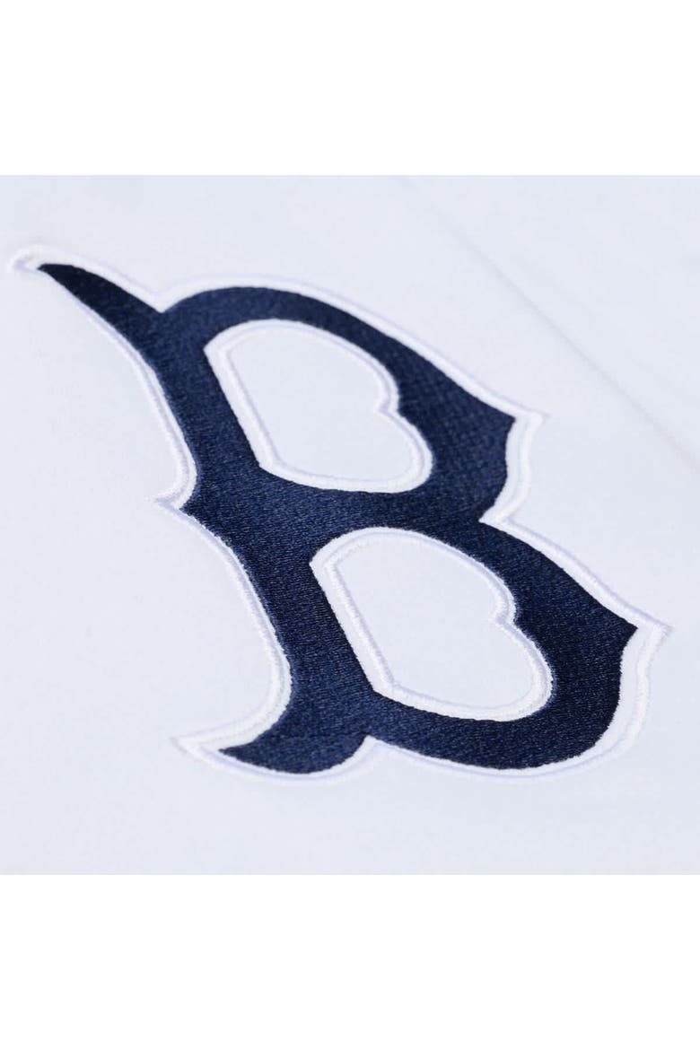 Men's Mitchell & Ness  White Boston Red Sox Cooperstown Collection Fleece Hoodie, Alternate, color, White