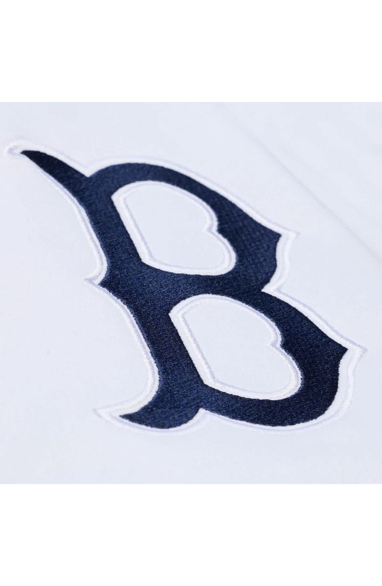 Mitchell & Ness Men's Mitchell & Ness  White Boston Red Sox Cooperstown Collection Fleece Hoodie, Alternate, color, White