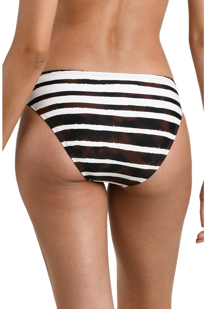 Driftwood Stripe Hipster Bikini Bottoms, Alternate, color, ESPRESSO