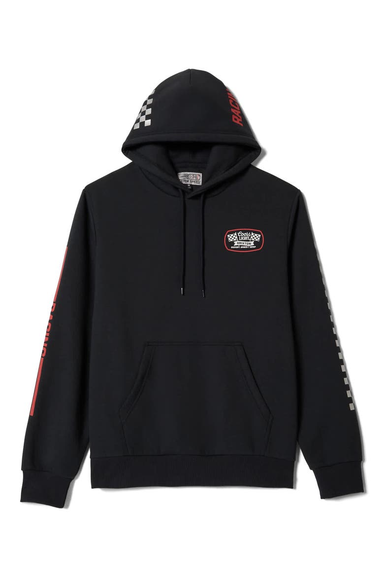 Coors Light® Pit Stop Graphic Hoodie, Alternate, color, BLACK